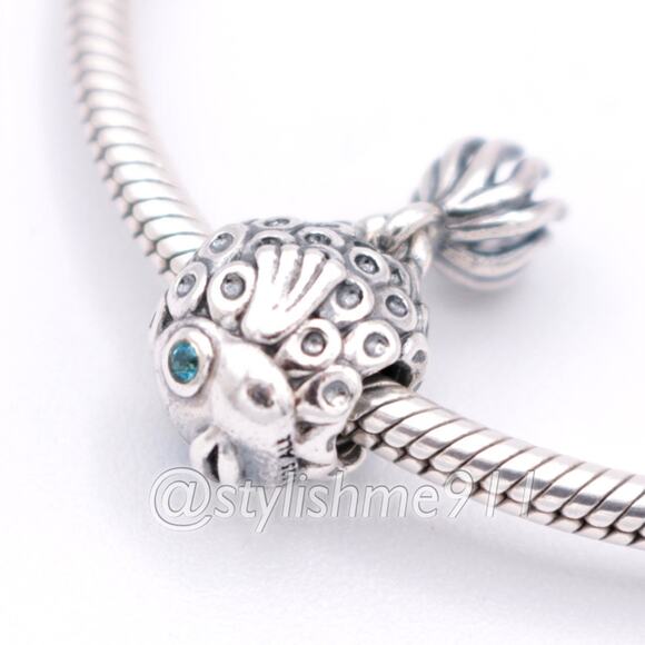 Authentic PANDORA Splish-Splash Fish Charm Pandora - 791108TPP - Picture 1 of 14